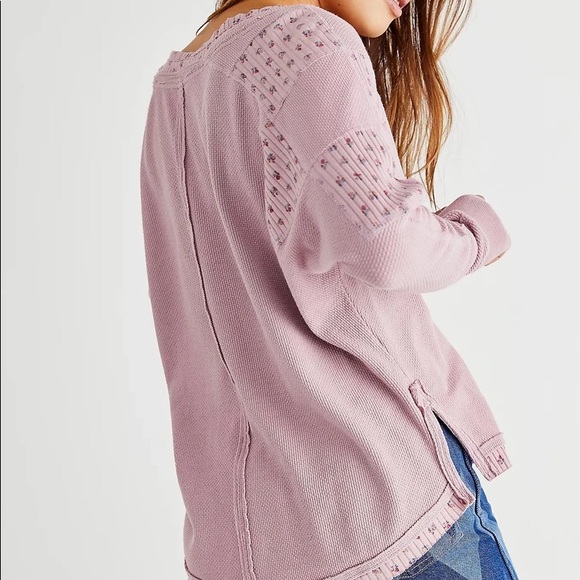 FREE PEOPLE HEART TO HEART HENLEY - Picture 2 of 7